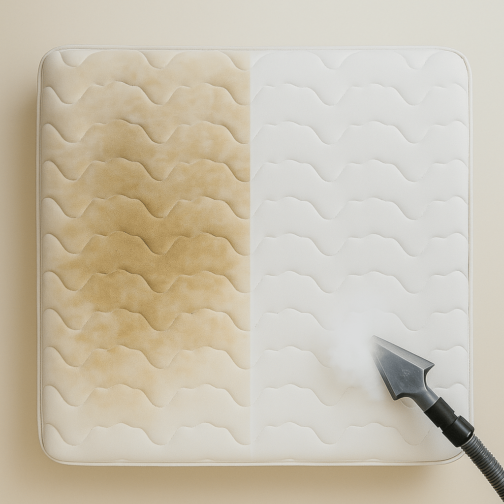 Nettoyage de matelas avant/après à la vapeur dans le département Seine-et-Marne (77)