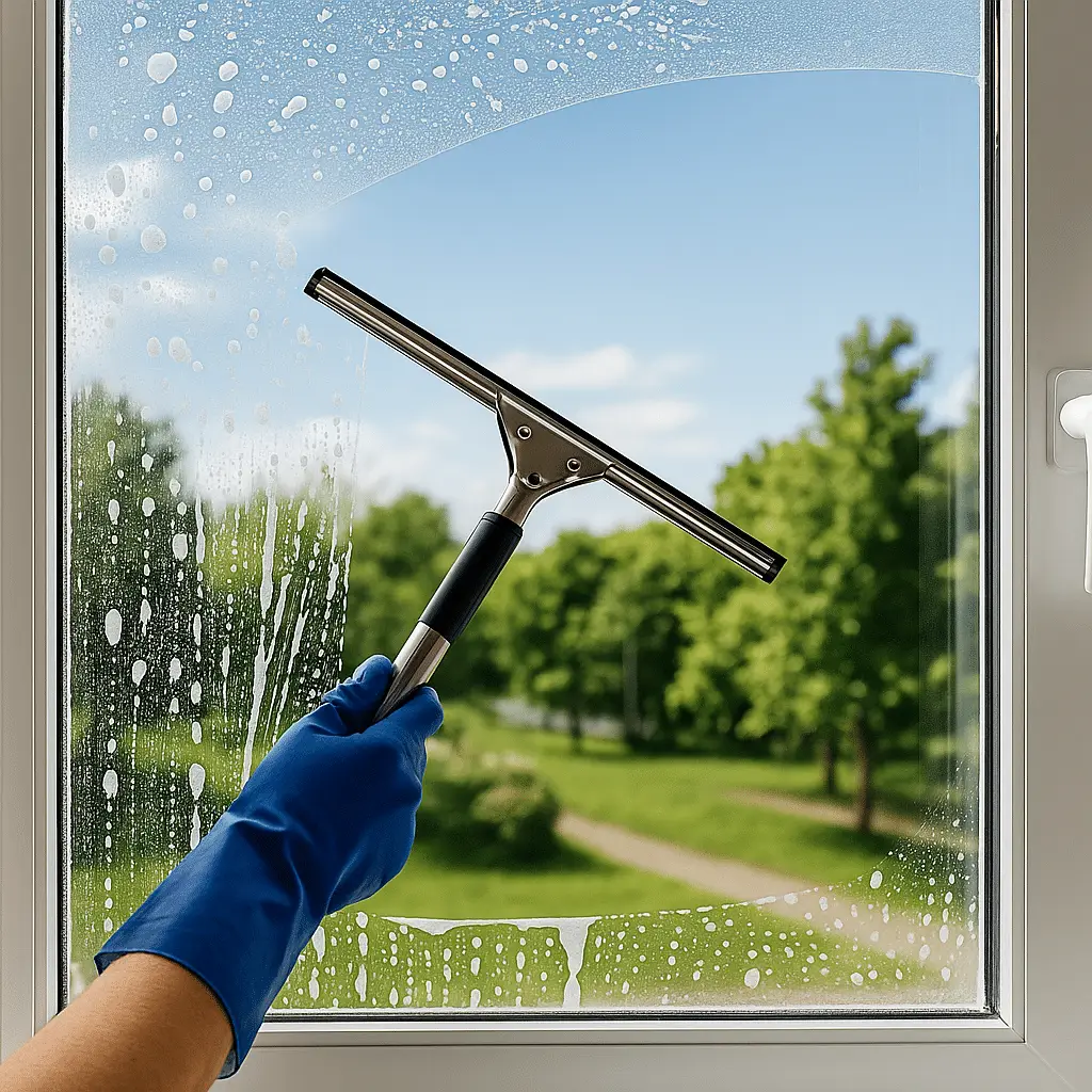Nettoyage professionnel de vitres avant et après intervention à Paris 5e arrondissement (75005), sans traces grâce à des produits éco-responsables